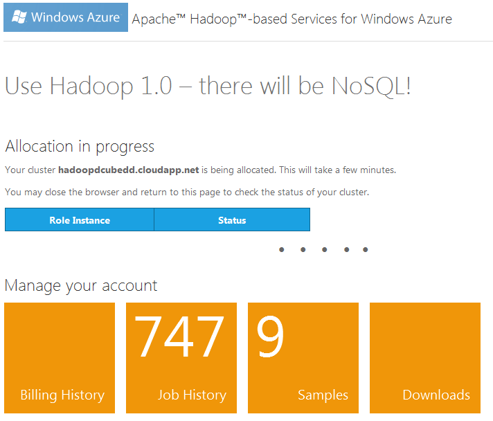 Hadoop Azure New 2